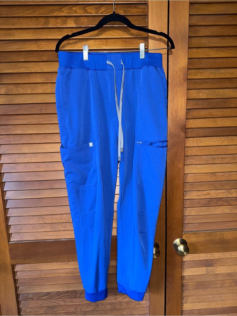 Fabletics Royal Blue High-Rise On-Call Jogger Scrub Pants - sz L